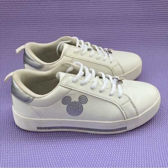 Disney Shoes - woman’s Mickey Mouse Low Top Bling sneakers Size 7m ( 10.5 “length)